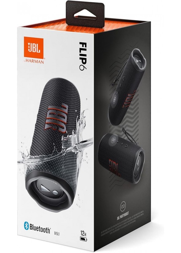 HAUT PARLEUR JBL FLIP 6 BLUETOOTH NOIR