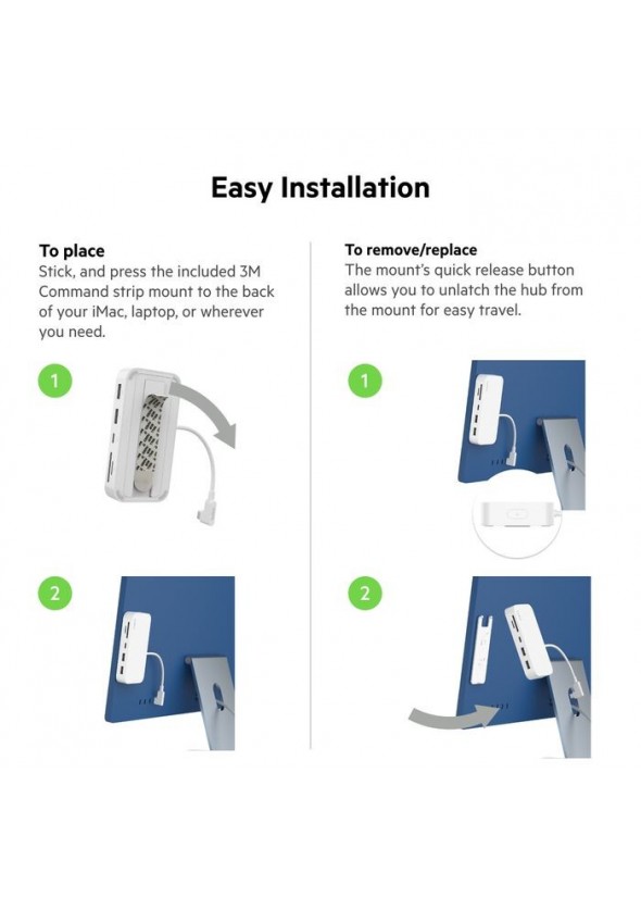 Belkin USB-C 6-in-1Multiport Hub With Mount