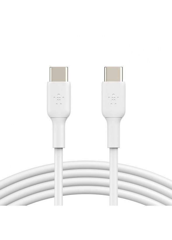 Belkin BoostCharge USB-C to USB-C Cable 60W (2m / 6.6ft, White)