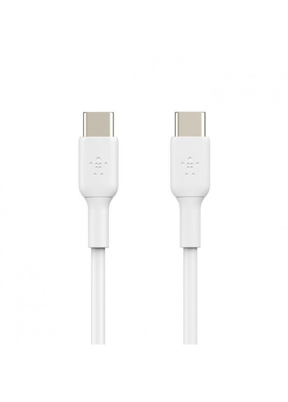 Belkin BoostCharge USB-C to USB-C Cable 60W (2m / 6.6ft, White)