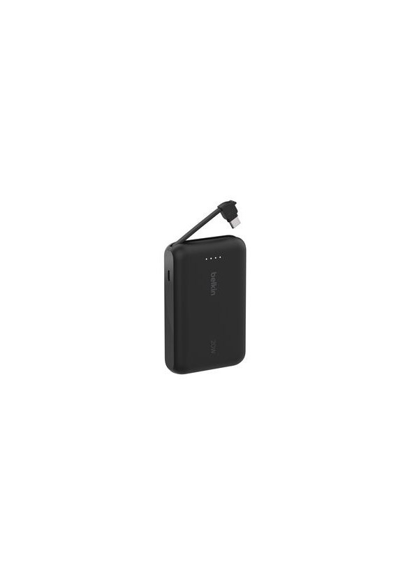 Power Bank 10K with Integrated Cable