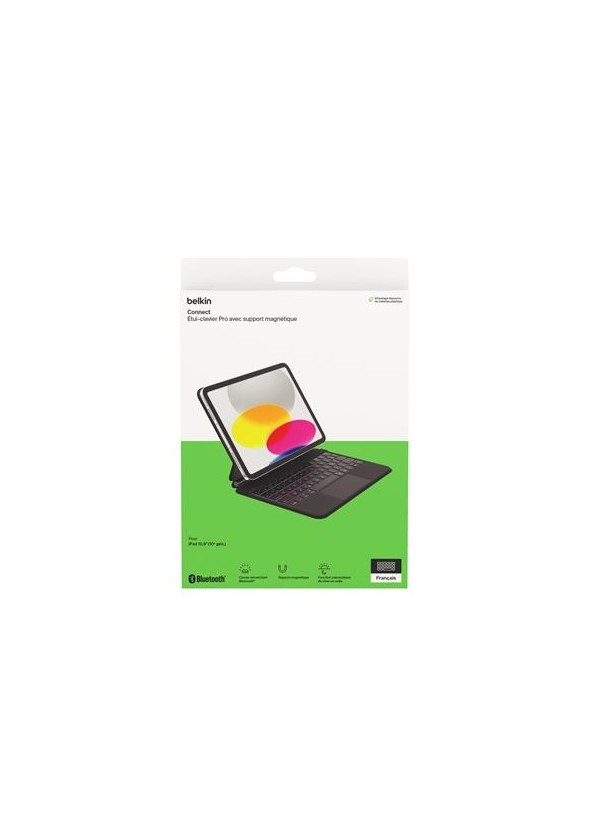 Etui-clavier Belkin Pro avec support magnétique Noir pour iPad 4 6 avis Questions et réponses