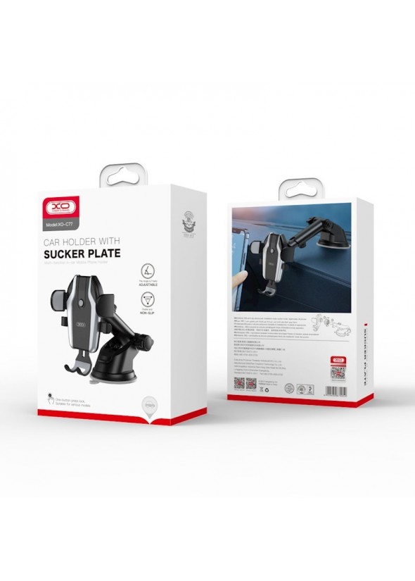 XO car holder C77 black with suction cup