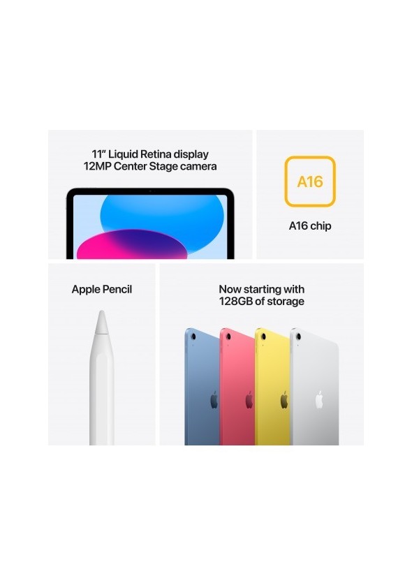 IPAD A16 11'' WIFI 128Go Rose