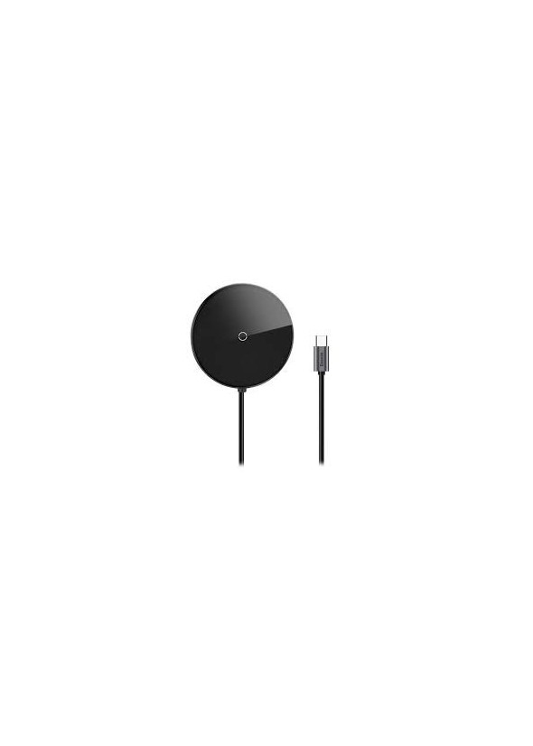 BASEUS CIRCULAR MIRROR WIRELESS CHARGER AND HUB - TYPE-C PD, 4X USB