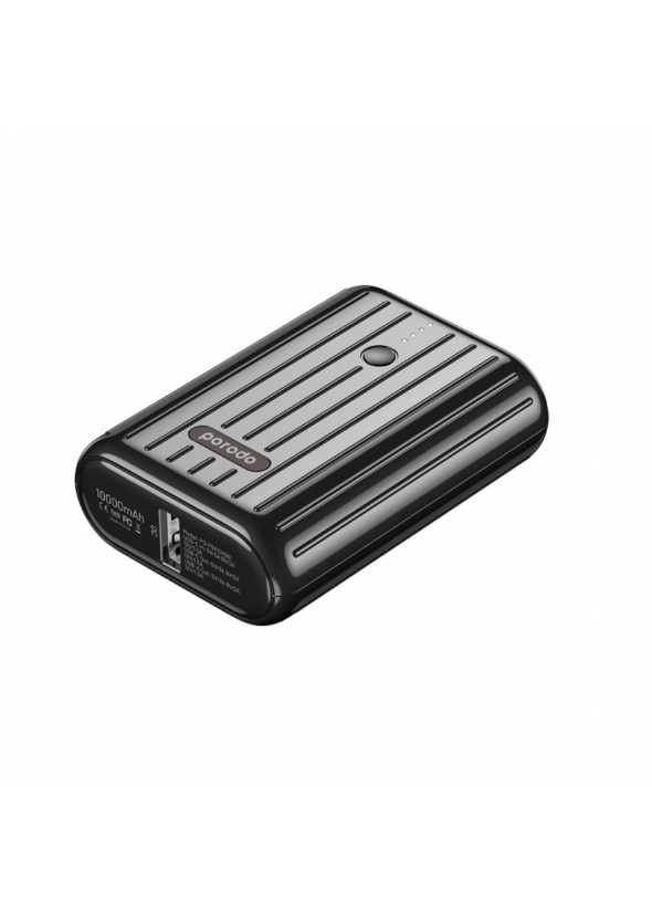 Porodo Power Bank 10000mAH QC 3.0 PD 20W- Noir