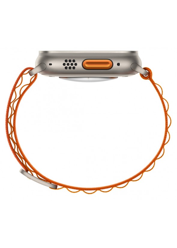 Apple Watch Ultra [GPS + Cellular 49mm] Titanium Case & Orange Alpine Loop