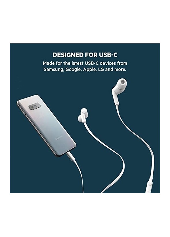 Ecouteur Belkin USB-C Blanc